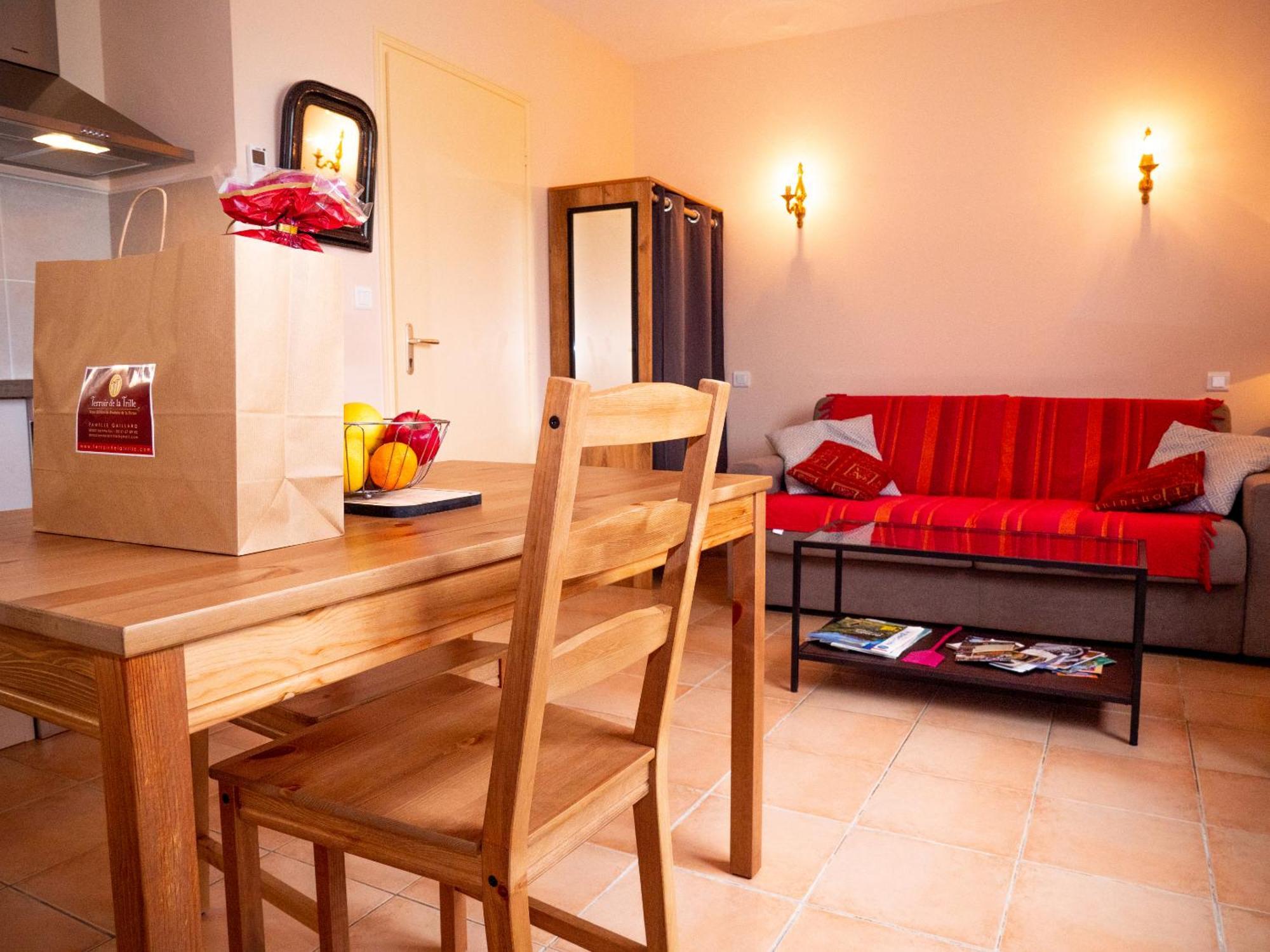 Gites Et Roulottes Au Domaine De La Trille Sainte-Foi Quarto foto